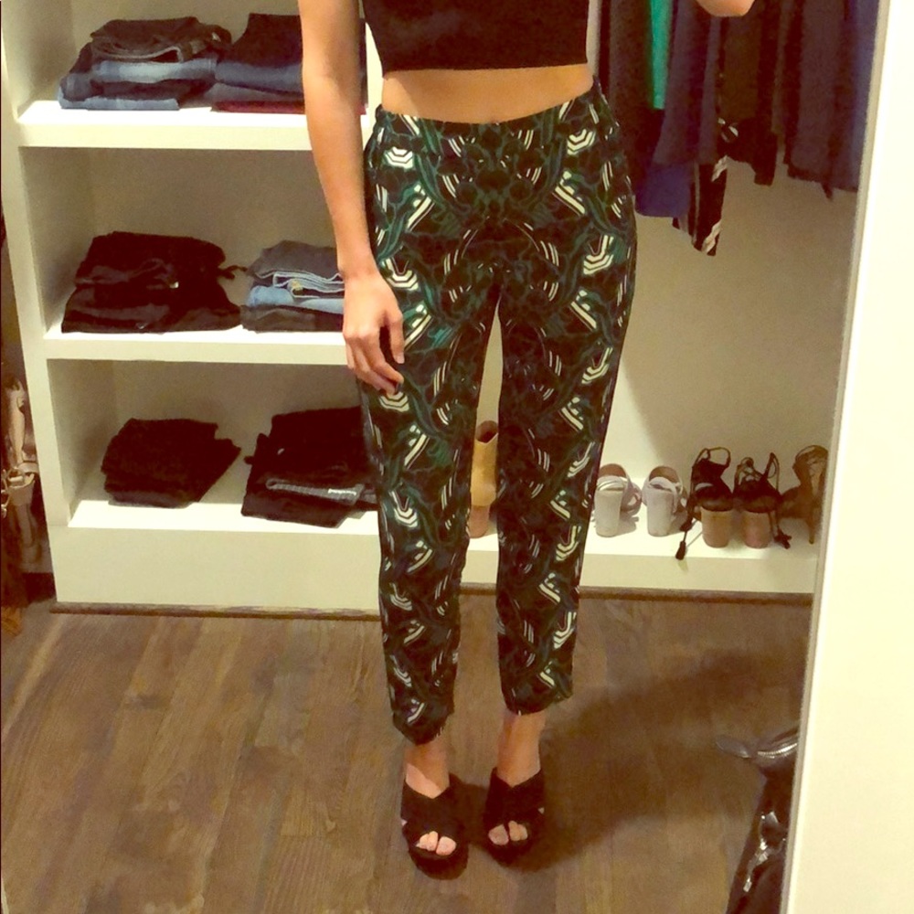 Awesome print j.crew pants